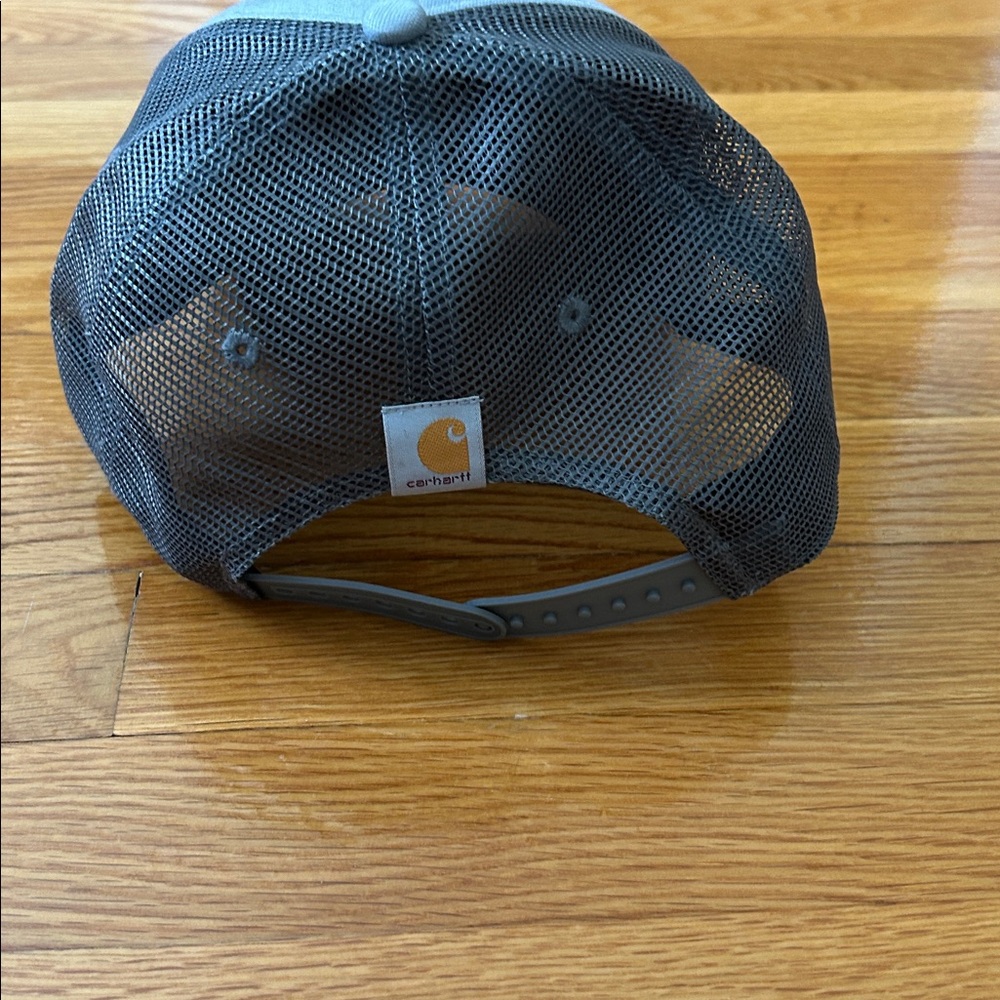 Carhartt Light  Gray with Gray Mesh Logo Cap - Picture 3 of 8